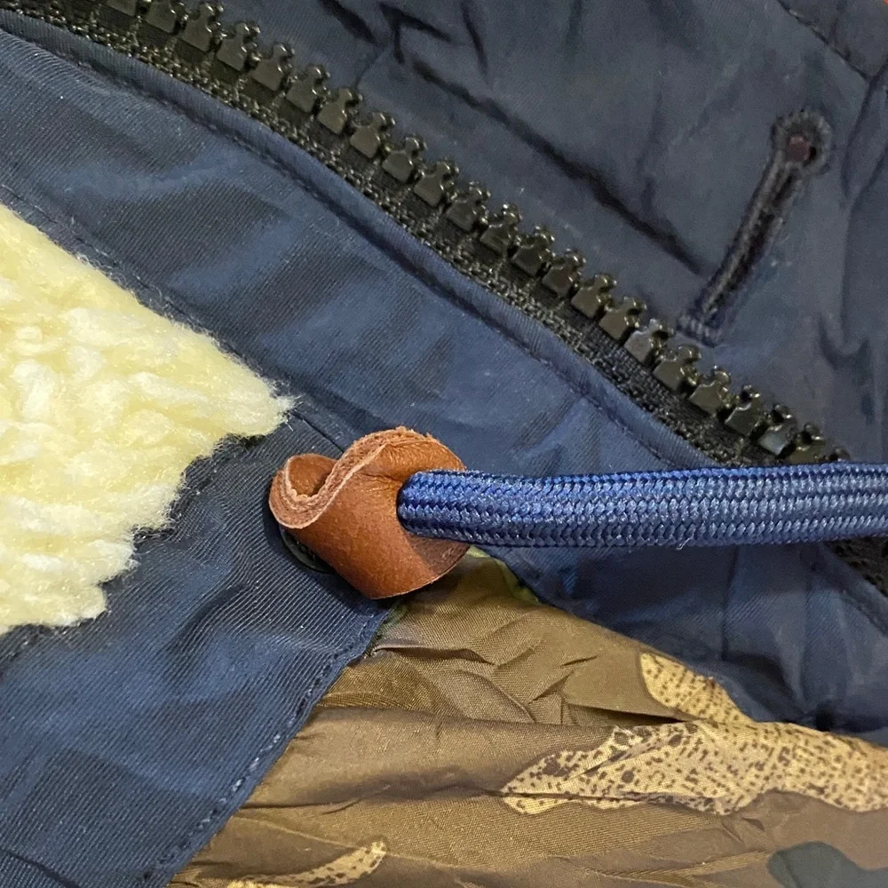 Abercrombie & Fitch Navy Field Jacket - Picture 10 of 11